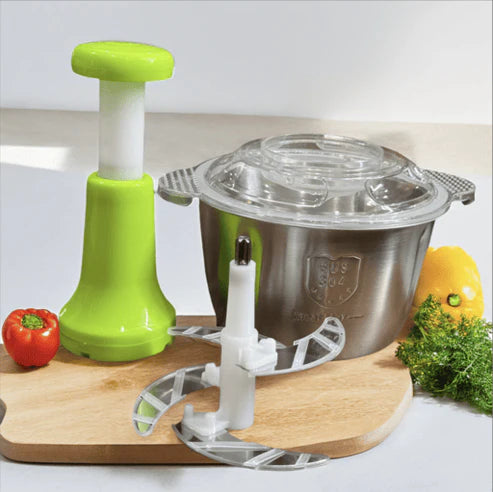 Manual Hand Push Food Chopper