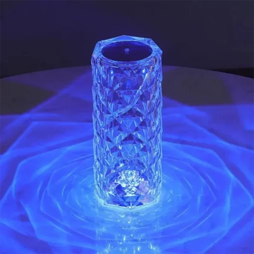 Crystal Lamp, Touch & Remote Control